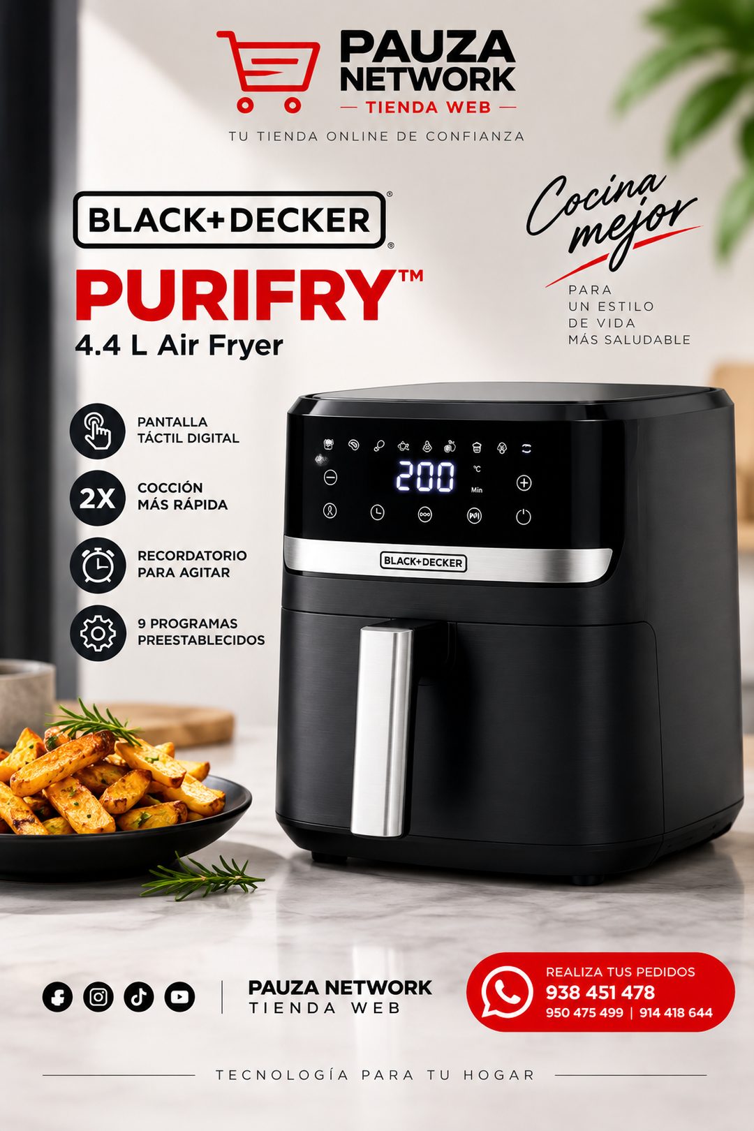 Air fryer Black Decker