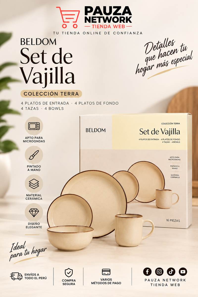 Set de vajilla BELDOM